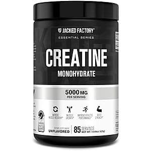 Select Accounts: Jacked Factory Creatine Monohydrate Powder (85-Servings) from $11.20 & More w/ S&S