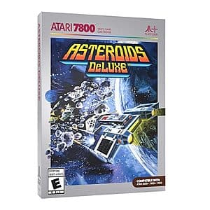 Atari Games: Realsports Collection 2600 or Asteroids Deluxe 7800 $15 & More