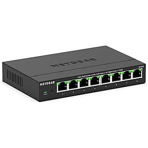 NETGEAR 8-Port 2.5G Multi-Gigabit Ethernet Unmanaged Network Switch $110 + Free S&H