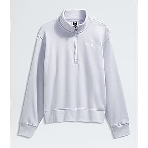 The North Face Women's Evolution ¼-Zip Sweatshirt (Mystic Haze or White Dune) $24 + Free Shipping