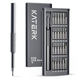 Katerk 25-in-1 Precision Screwdriver Set Kit $4.95