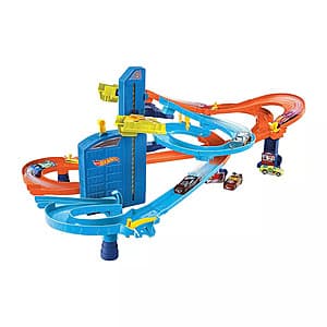 Hot Wheels Auto Lift Expressway Track and Toy Cars Playset $25 + Free Store Pickup