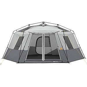 Ozark Trail 17' x 15' 11-Person Instant Hexagon Cabin Tent (Gray) $146 + Free S/H