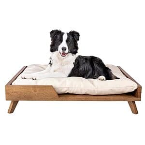 36" x 29.5" PETMAKER Elevated Wood Frame Dog Bed (Natural) $57.95 + Free S&H