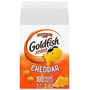 Select Amazon Accounts: 27.3-Oz Goldfish Cheese Crackers (Various Flavors) $6 & More w/ Subscribe & Save