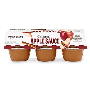 Select Locations: 6-Pk 4-Oz Amazon Grocery Cinnamon Apple Sauce $1.20 w/ S&S