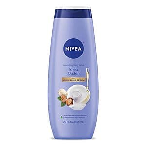 20-Oz NIVEA Nourishing Shea Butter Body Wash w/ Nourishing Serum $3.05 w/ S&S