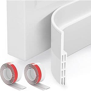 2-Pack 2" x 39" GroTheory Under Door Draft Stoppers (White) $6