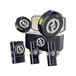 Hollyland Lark M2 USB-C/ Lightning Wireless Lavalier Microphone (Combo Version) $40 + Free Shipping w/ Prime