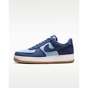 Nike Men's Air Force 1 '07 LV8 "Denim" Shoes (Navy/Worn Blue/Summit White/Navy) $65.25 + Free S&H
