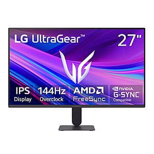 27" LG UltraGear 27G411A-B 1080p 144Hz IPS 1ms Monitor $89 + Free S&H