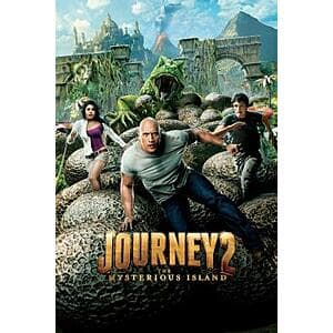Journey 2: The Mysterious Island DVD cover artwork featuring adventure-themed promotional imagery from the 2012 film.