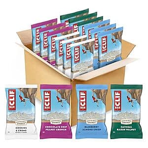Select Accounts: 12-Pack 2.4-Oz Clif Bar Variety Pack (4 Flavors) $7.85 w/ Subscribe & Save