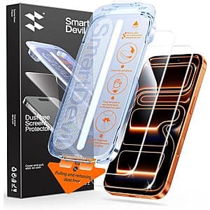 2-Pk SmartDevil Tempered Glass Screen Protectors for iPhone 17 Series $5.10