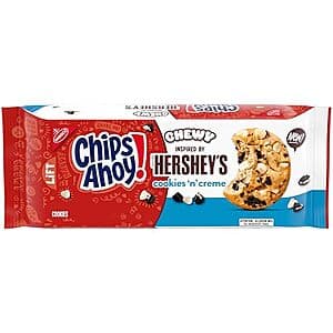 9.58-Oz Chips Ahoy! Chewy Hershey's Cookies 'n' Creme Bar-Inspired Cookies $2.75 w/ S&S (Select Accounts)
