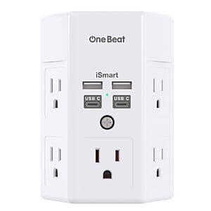 Prime Members: One Beat 5x AC 4x USB 3-Prong Outlet Extender w/ 1680J Surge $7 + Free Shipping