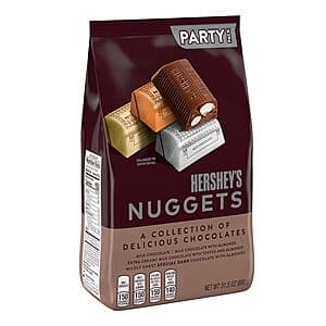31.5-Oz Hershey's Nuggets Assorted Chocolate Candy Party Pack $10.15 w/ Subscribe & Save