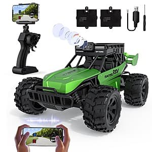 AUOSHI RC Car w/ 1080P FPV Camera & 2 Batteries $40 + Free Shipping