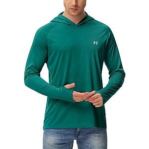 Prime Members: isnowood Men's UPF 50+ Long Sleeve Fishing Shirt w/ Hoodie from $5.65 + Free S&H