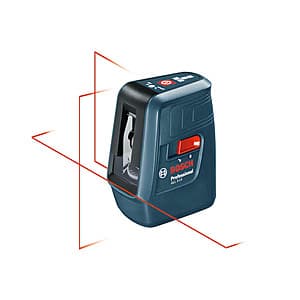 50' Bosch Red Self-Leveling Indoor 3-Plane Laser Level $69 + Free S&H