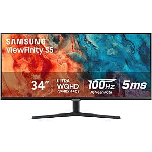 34" Samsung ViewFinity S50GC 100Hz 1440p Monitor $200 + Free S&H