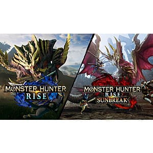 Monster Hunter Rise + Sunbreak Expansion (Nintendo Switch Digital Download) $15