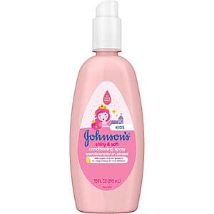 10-Oz Johnson's Kids Shiny & Soft Tear-Free Hair Conditioning Spray w/ Argan Oil $3.35 w/ S&S