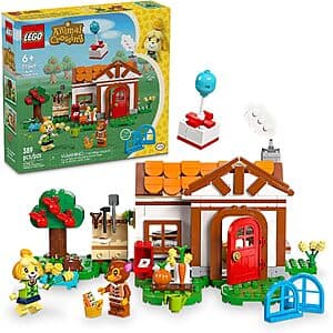 Prime Members: 389-Pc LEGO Animal Crossing Isabelle's House Visit Building Set $28 + Free S&H