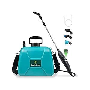 2-Gal Giftsfaloy Battery Powered Garden Sprayer w/ 3 Nozzles & Retractable Wand $25 + Free S&H w/ Prime
