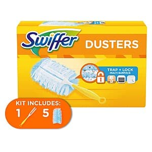 Swiffer Dusters Dusting Kit (1 Handle + 5 Dusters) $1 or less + Free Store Pickup