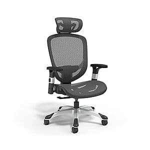 Staples Hyken Ergonomic Mesh Swivel Task Chair, Black (UN59460) - $99.99