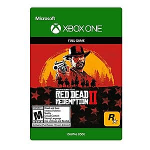 Red Dead Redemption 2 (Xbox One/Series X|S Digital Code) $15