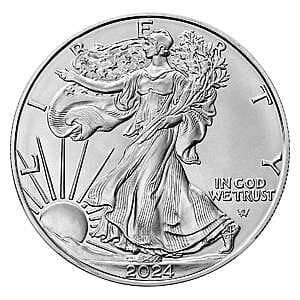 Costco Members: 2024 1 oz American Eagle Silver Coin, 20-count $539.99