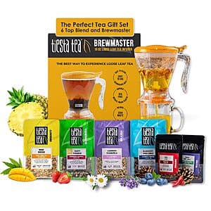 Tiesta Tea Loose Leaf Live Tea Starter Kit w/ 16-Oz Bottom Dispensing Infuser $16.65