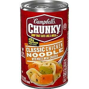 18.6-Oz Campbell's Chunky Soup (Classic Chicken Noodle) $1.60 w/ S&S