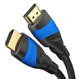 6' KabelDirekt 8K/4K High Speed HDMI Cable (Black/Blue) $4