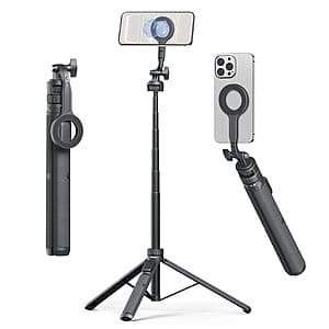 70" Jishane Magnetic Tripod Selfie Stick for MagSafe Iphones w/ Remote Control $11.95