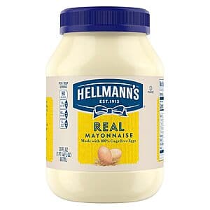 30oz. Hellmann's Real Mayonnaise Creamy Sandwich Spread $3.30 w/ Subscribe & Save