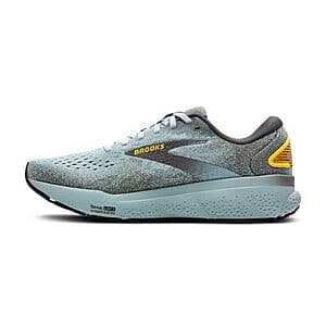 Brooks Men's Ghost 16 Neutral Running Shoe (Cloud/Grey/Gold, Size 11.5) $75 + Free Shipping