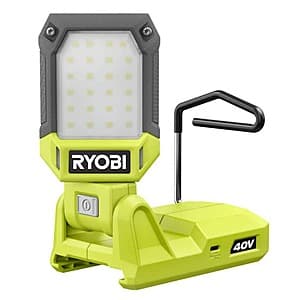 Select Locations: RYOBI 40V Cordless Battery Topper LED Work Light (Tool Only) $20 + Free S&H