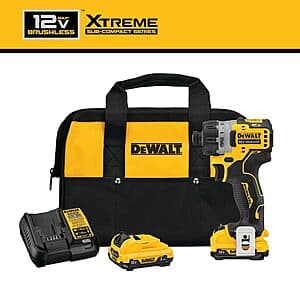 DeWALT Xtreme 12V Max Brushless 1/4" Cordless Screwdriver w/ Battery/Charger $99 + Free S/H