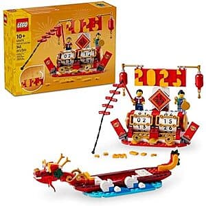345-Piece LEGO Festival Calendar: Lunar New Year Festival Dragon Boat Set $19.50