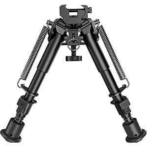 CVLIFE 6-9" Picatinny Bipod w/ Adjustable Spring Return & Adapter $10.50