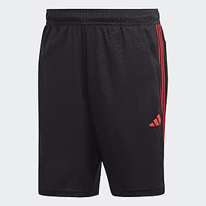 adidas Men's Train Essentials Piqué 3-Stripes Training Shorts (Large Sizes Only) $8 + Free Shipping