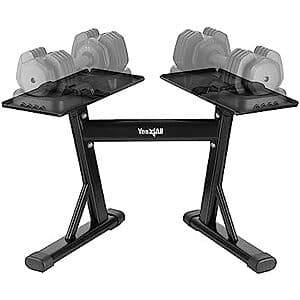 Yes4All 160-lb Capacity Adjustable Dumbbell Stand $92.60 + Free S&H