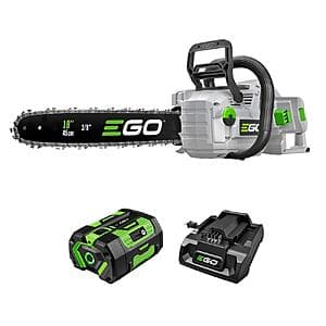 EGO POWER+ 56V 18" Chainsaw w/ 6 Ah Battery & Charger $279 + Free S&H