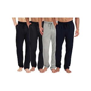 4-Pack Hanes Men's Knit Sleep Pant (Various Colors & Sizes) $20