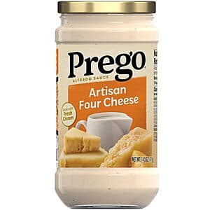14.5-Oz Prego Alfredo Pasta Sauce (Artisan Four Cheese) $1.50 w/ Subscribe & Save
