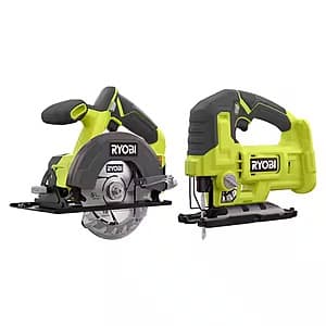 RYOBI ONE+ 18V Cordless 5-1/2" Circular Saw & Jig Saw (Tools Only) $79.90 + Free Shipping
