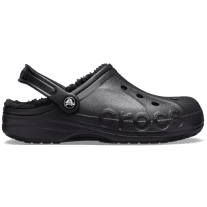Crocs Adult Baya Lined Clogs in a neutral color with a lined interior for warmth.